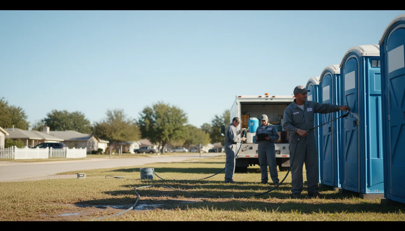 Long-Term Portable Toilet Rental in Etoile, TX near me